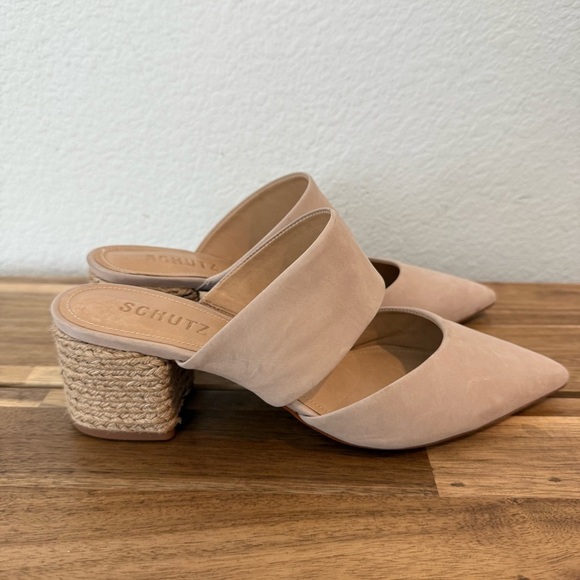SCHUTZ- Deliana Pointed Toe Mules- 7B - Picture 2 of 9
